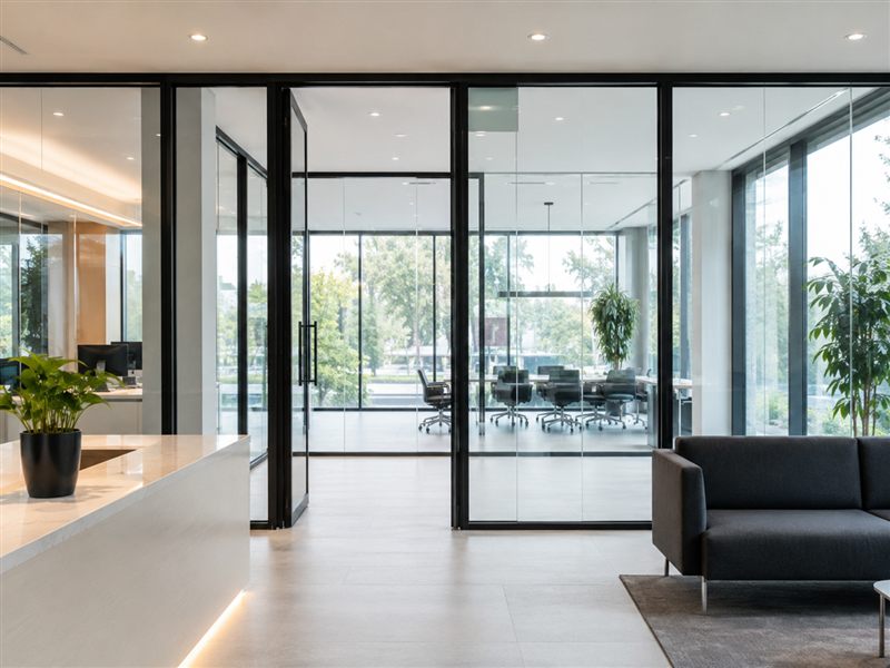 Nettoyage de vitres pour bureaux et locaux professionnels